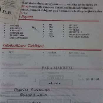 Anadolu Hastanesi (Silivri, Avcılar, Ereğli) Kadın Check Up