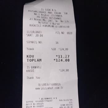 Pizza Hut Güzel Recidence Çalışanları