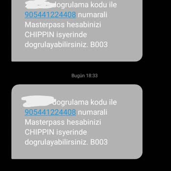 Masterpass Masterpas Kartım Farklı Bir Numara Üzerinden Hesap Açılması