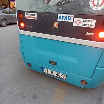 İskenderun Belediyesi Dolmuş Agresif Şoför