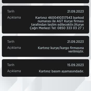 Ziraat Bankası Gönderimimin Dağıtıma Çıkmaması