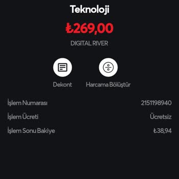 Digital River Kartımdan Bilgim Dışında Para Çekildi!