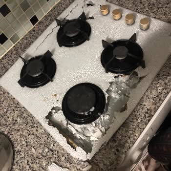 Beko Ocak Camı Bomba Gibi Patladı!