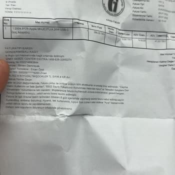Teknosa Sahte Apple Şarj Adaptörü