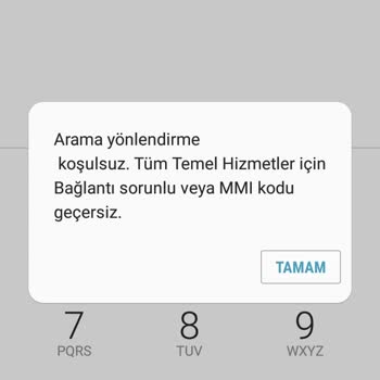 Vodafone Arama Yönlendirme Sorunu