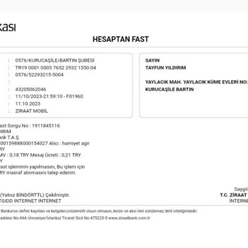 Best 10 Para Vermiyor Ve Başkasının Hesabına Yatır Diyor