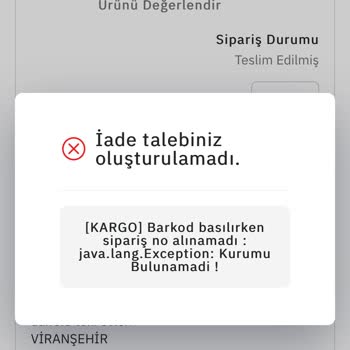 PttAVM Eksik Ücret İadesi
