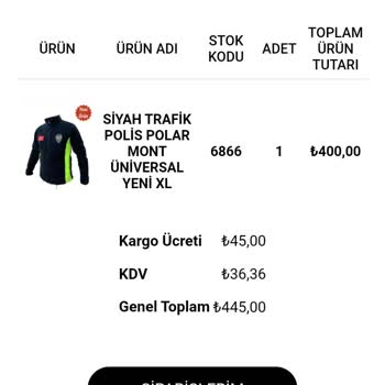 Safari AVM Kargoya Verilmeyen Ürün