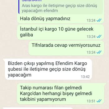 Safari AVM Kargoya Verilmeyen Ürün