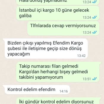 Safari AVM Kargoya Verilmeyen Ürün