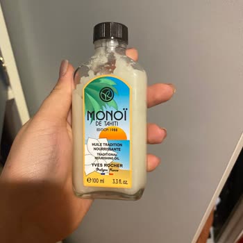 After the First Use, Yves Rocher's Monoi Body and Hair Oil Froze