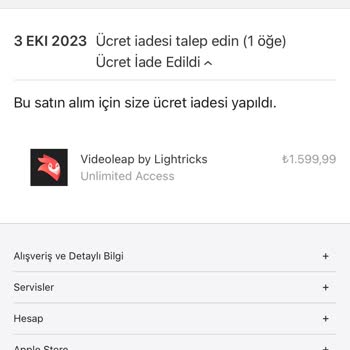 Apple Para İadesi Gerçekleşmemesi