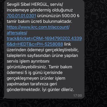 Homend 1710h Çay Makinesi Sorunu