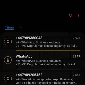 WhatsApp Business Hesabi Açılmış Benim Adıma