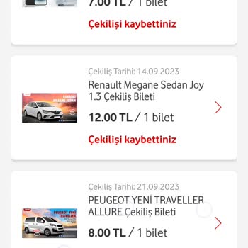 Vodafone Çekilişte Kazanamadık, Paranızı İade Edin!