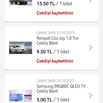 Vodafone Çekilişte Kazanamadık, Paranızı İade Edin!