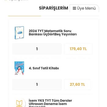 YKMkitap Eksik Gönderilen Kitap Siparişi