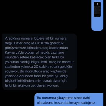 Obilet'in Firmadan Yana Tavrı Ve İade Yapmaması