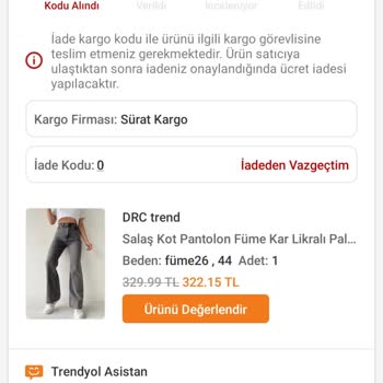 Trendyol Ortada Üründe, Parada, Puanda Yok