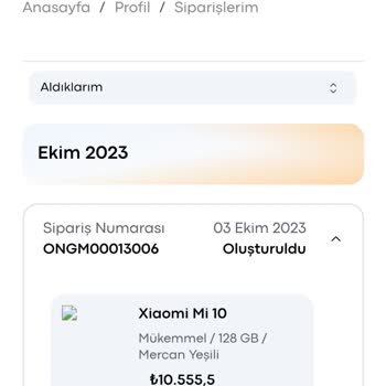 GET Mobil Telefon Gönderme Süreci