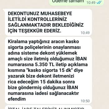Yolcu360 Araç Kiralama Da Yaşadığımız