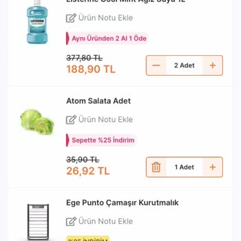Migros 2 Adet Alınan Ürünü 1 Adet Gösteriyor