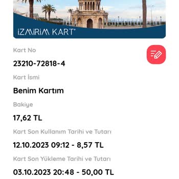 Papara Karttan Otobüs Kartıma Attığım Para Gözükmüyor.