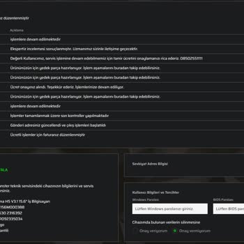 Monster Notebook Ekran Değişim Sorunu