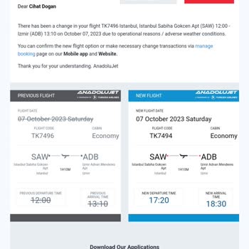 Anadolu Jet Rötar Yüzünden Tur'a Katılamayıp Mağdur Olduk