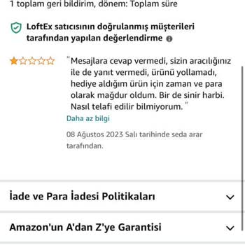 Amazon Beni Çok Mağdur Etti Hayal Kırıklığı Üyelik İptali Yapacağım