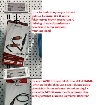 Teknosa Ürün Etiket Fahiş Fiyat Uygulaması