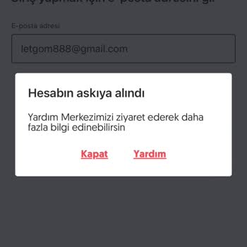 Sebepsiz Yere Letgo Hesabımı Askıya Alıyor