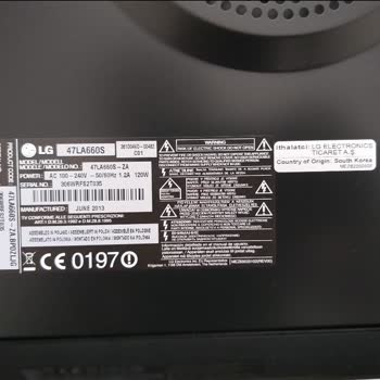 LG Ayak Aparatı Hatalı Ürün Vidalı Ayak Aparatı Koptu