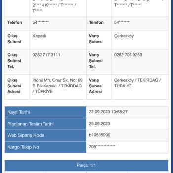 Gardrops Yanlış Kargolama Ve Ödeme Gerçekleşmeme