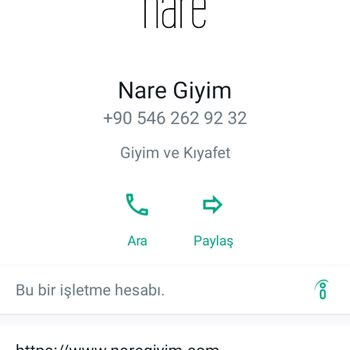 Nare Giyim İsimli Firma İle Para İademi Yapmadı.