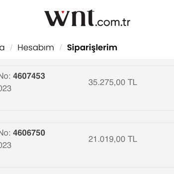 Wnt.com.tr Siparişlerimi 4 Aydır Kargoya Vermiyor