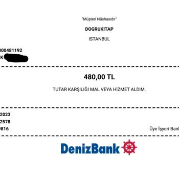 Ümraniye Doğru Kitapevi Kredi Kartından Yanlış Çekim