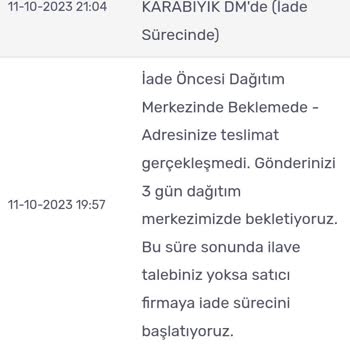 Decathlon Teslim Edilmeyen Sipariş