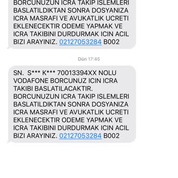 Vodafone Araç Takip Cihazları Gelmedi 9994TL Fatura Geldi