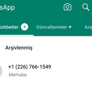 WhatsApp Yabancı Numara Mesaj