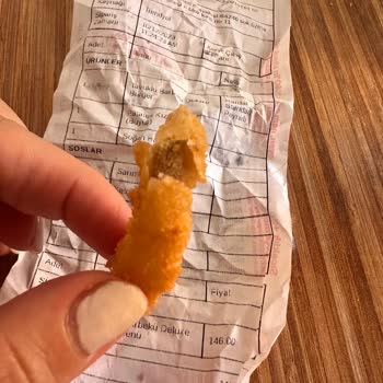 Burger King Soğan Halkası İçinden Çıkan Anlamsız Şey