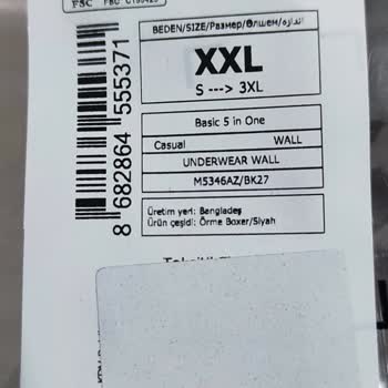 DeFacto Boxer Hatalı Üretim