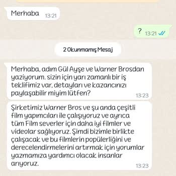 WhatsApp Yabancı Numara Mesaj