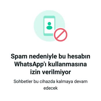 WhatsApp Spamlandı Giremiyorum