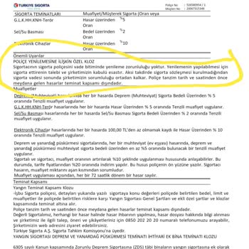 VakıfBank Sarı Panjur Bilgim Dışında Çekilen Konut Sigortası