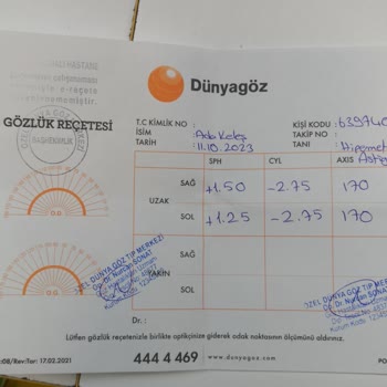 Dünya Göz Hastanesi Doğru Ölçüm Yapmıyor