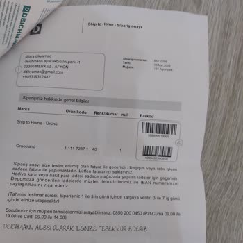 Deichmann Ayakkabısının Katlanma Yerinden Yırtılması