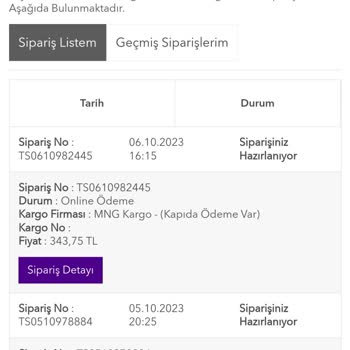 Kitap Sepeti Sitesinden Vermiş Olduğum Kitap Siparişleri