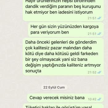 Trendyes Ürün Kalitesi Ve İade Sorunu