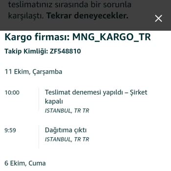 MNG Kargo Esatpaşa Şube Ürün Teslimatı Yapmıyor